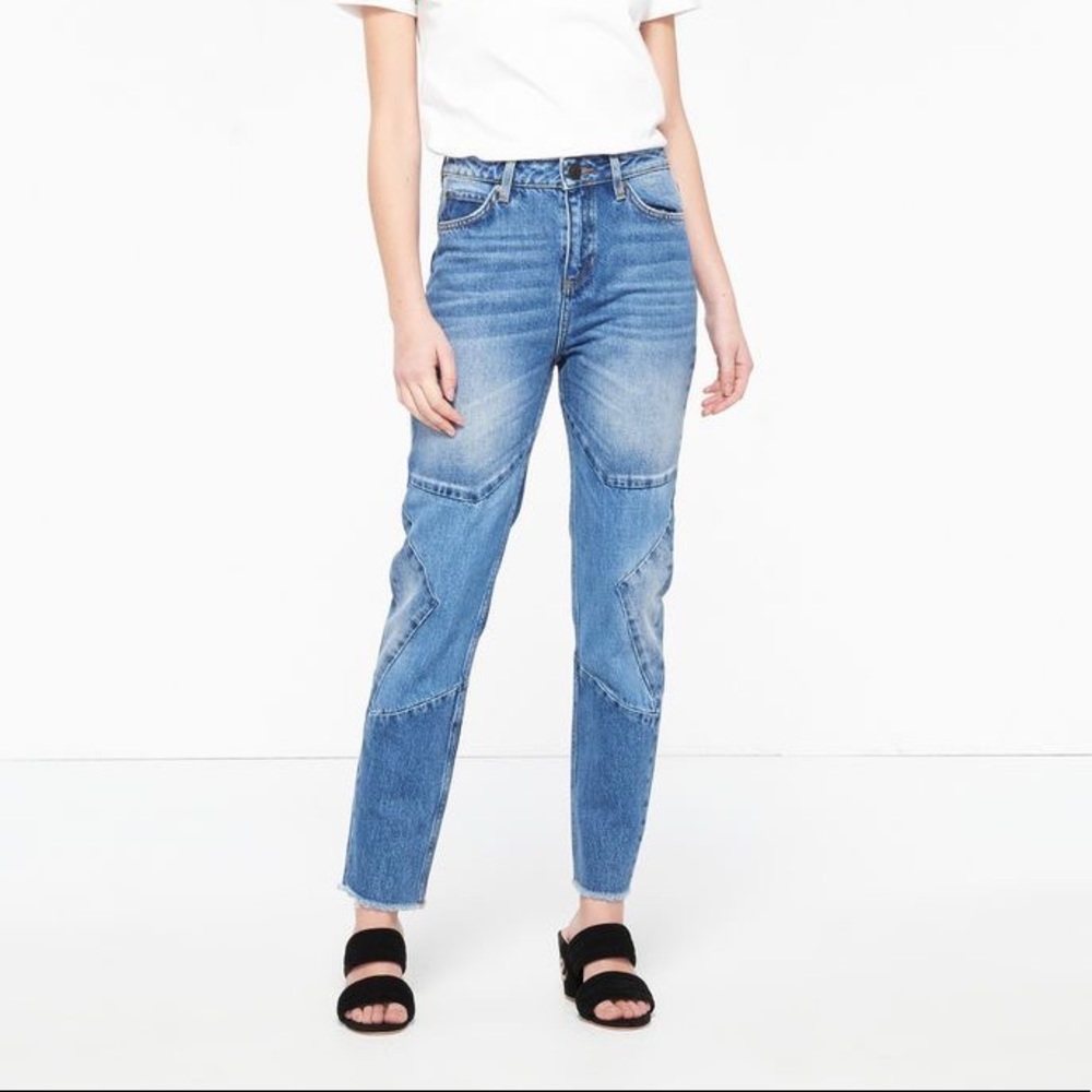 Sandro Paris Star Patchwork Jeans